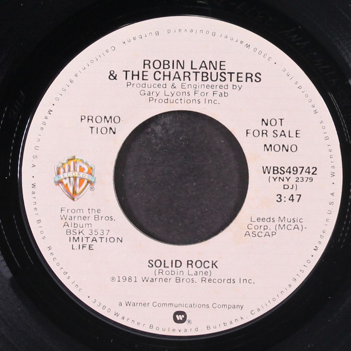 solid rock / mono by ROBIN LANE & CHARTBUSTERS