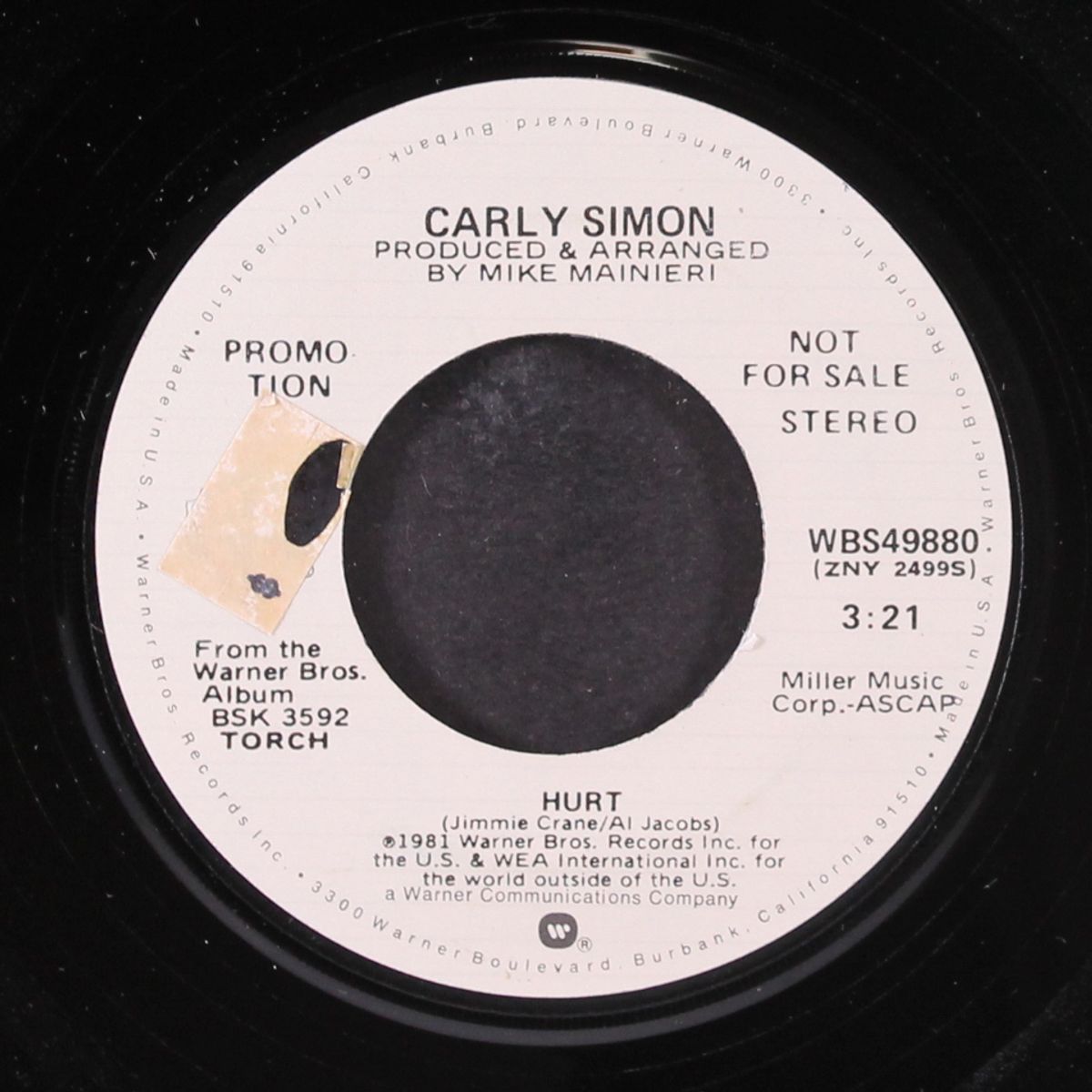 hurt / mono by CARLY SIMON