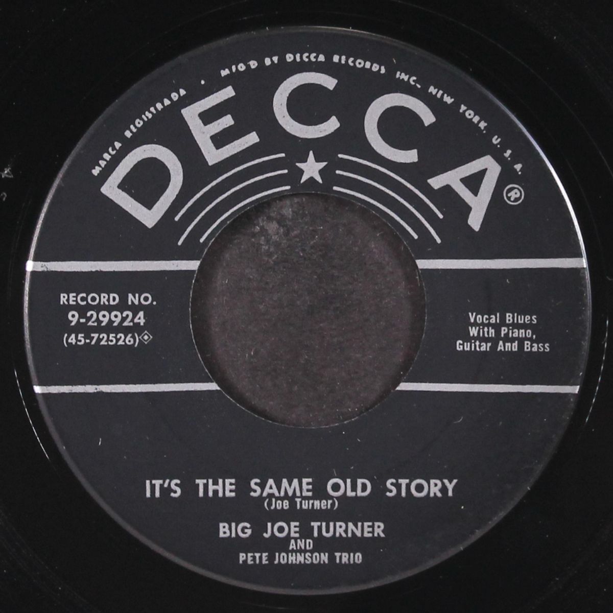 corrine corrina / it's the same old story by BIG JOE TURNER