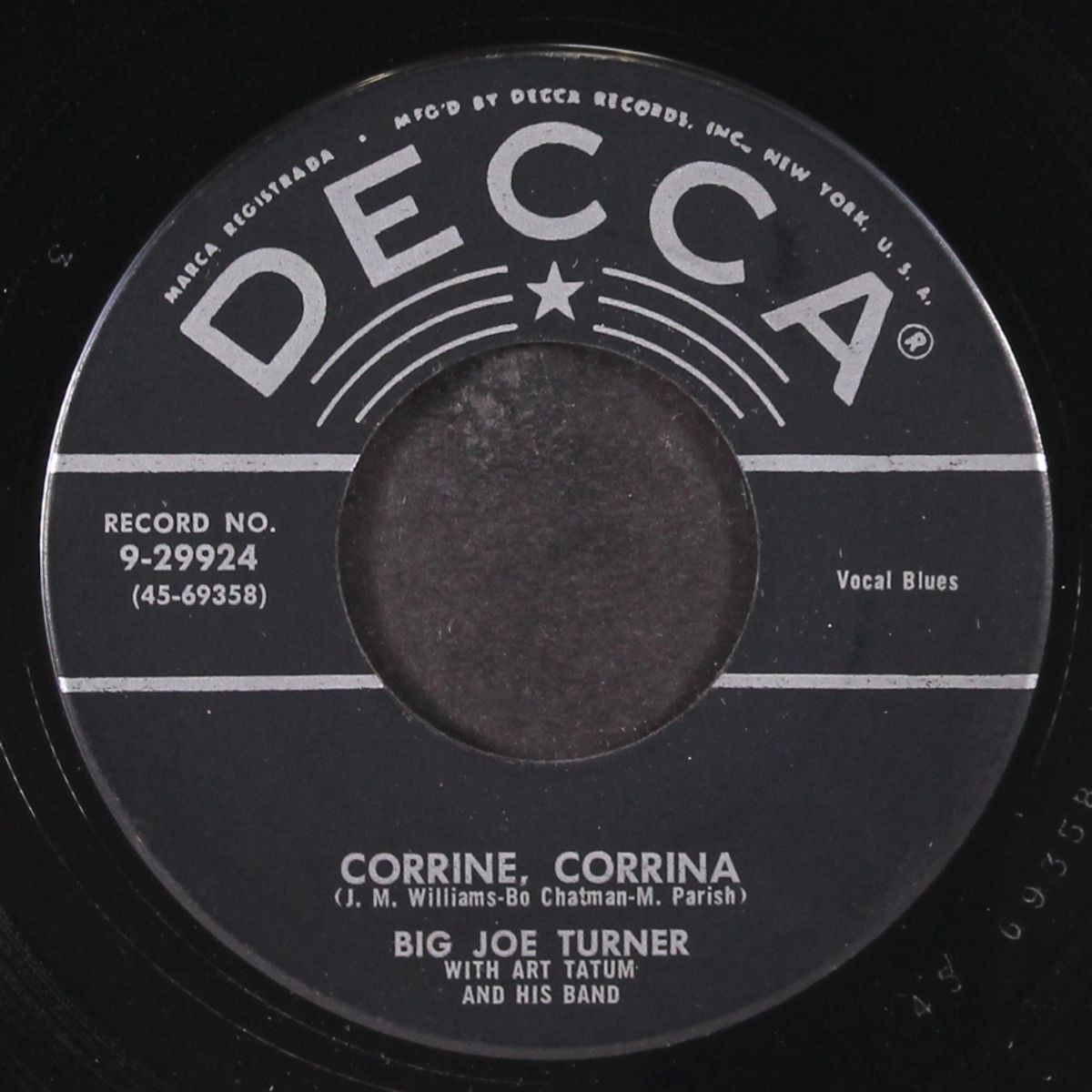 corrine corrina / it's the same old story by BIG JOE TURNER