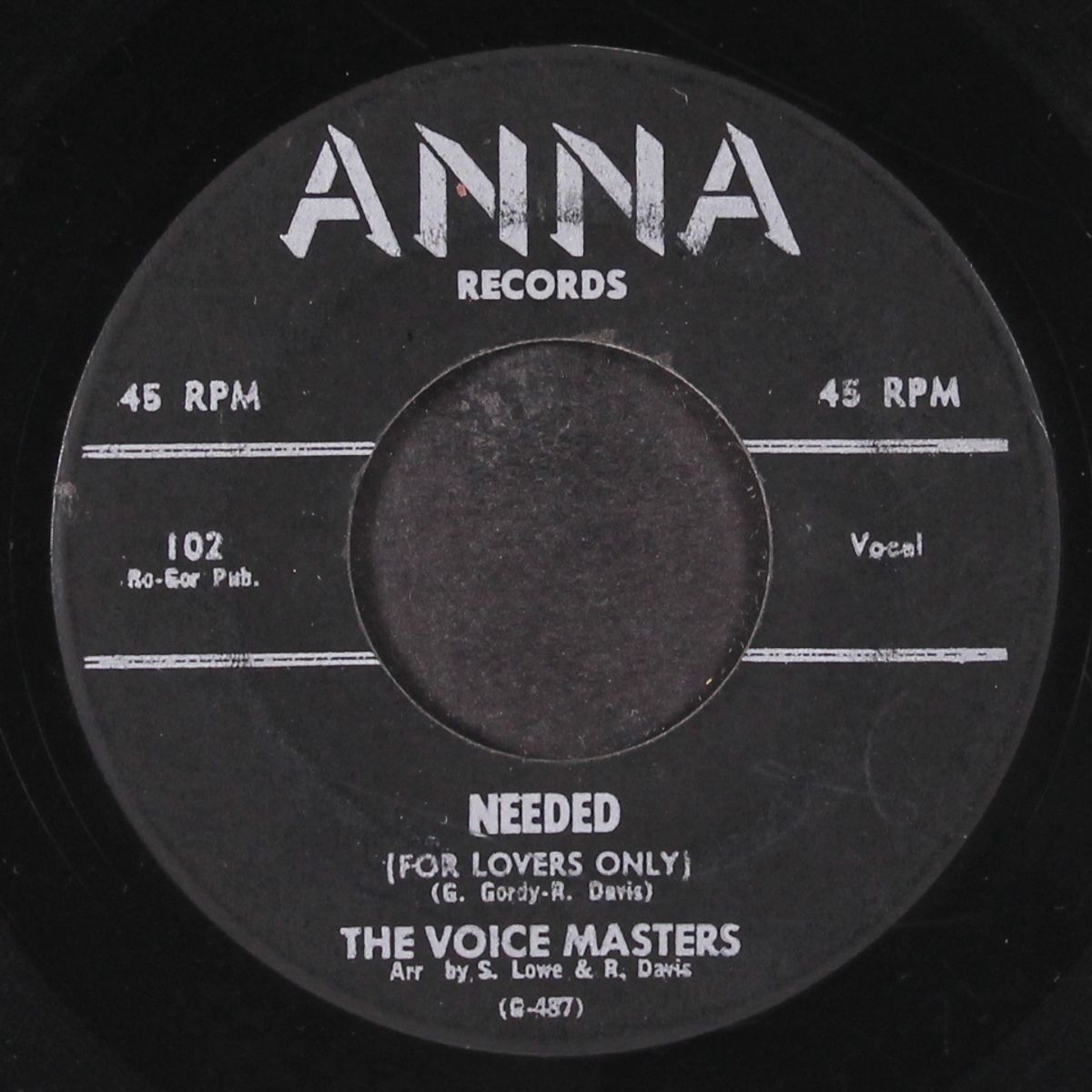 needed / needed (for lovers only) by VOICE MASTERS