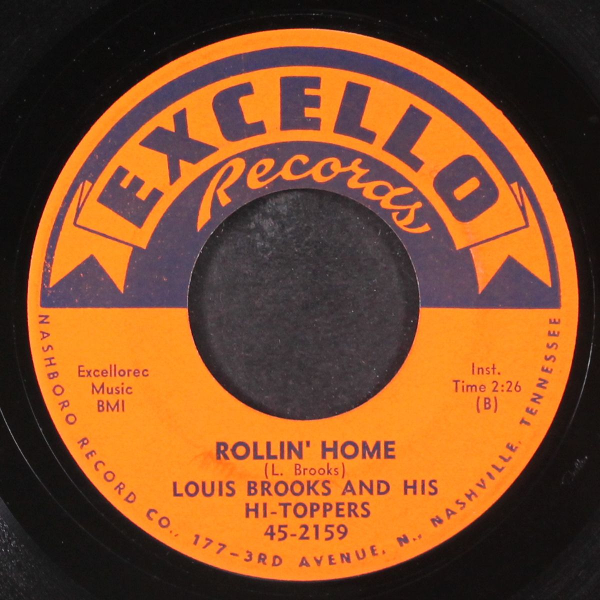 bus station blues / rolling home by LOUIS BROOKS & HI-TOPPERS