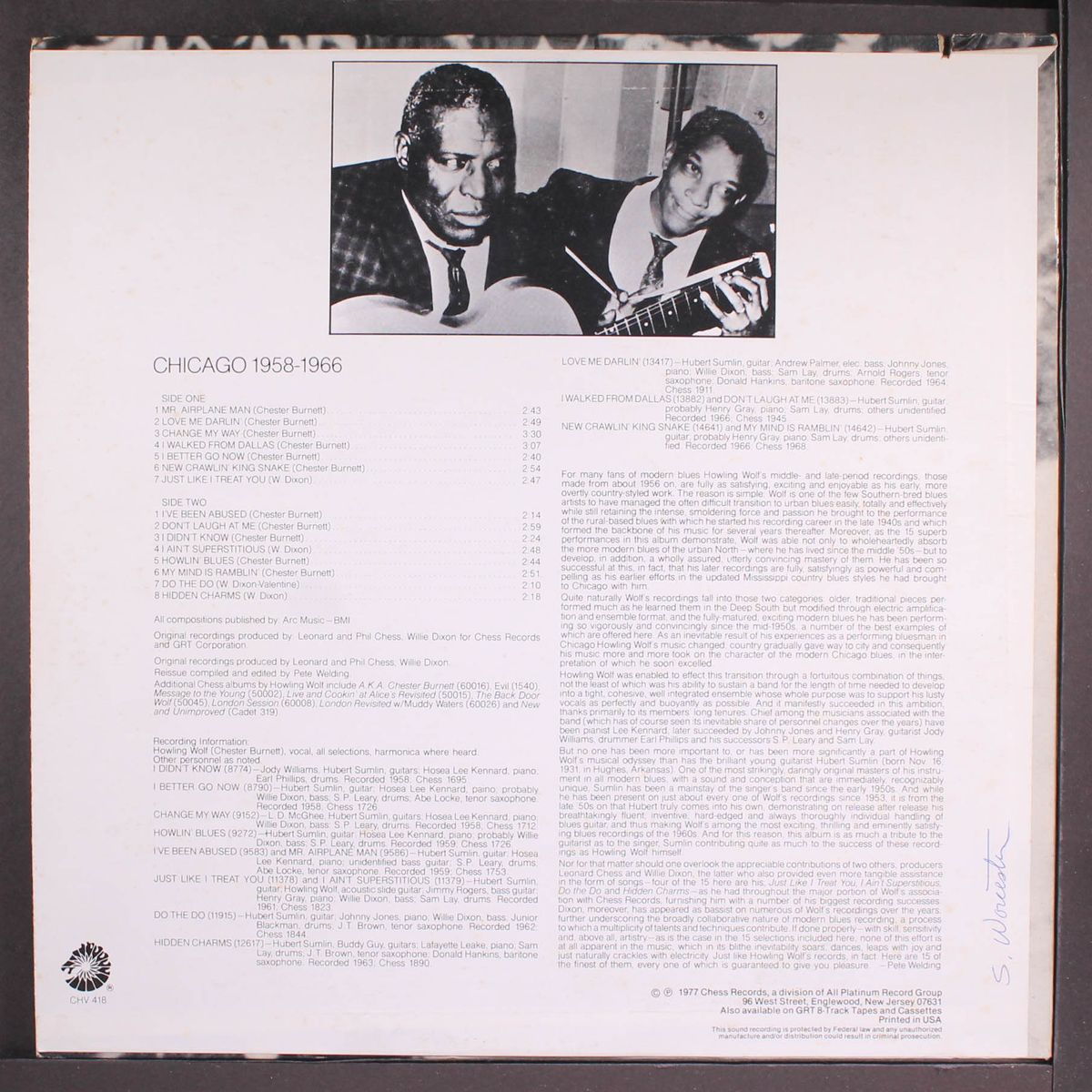 change my way by HOWLIN' WOLF
