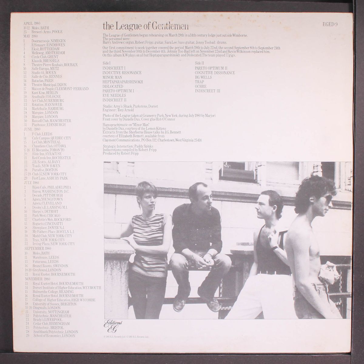 the league of gentlemen by ROBERT FRIPP