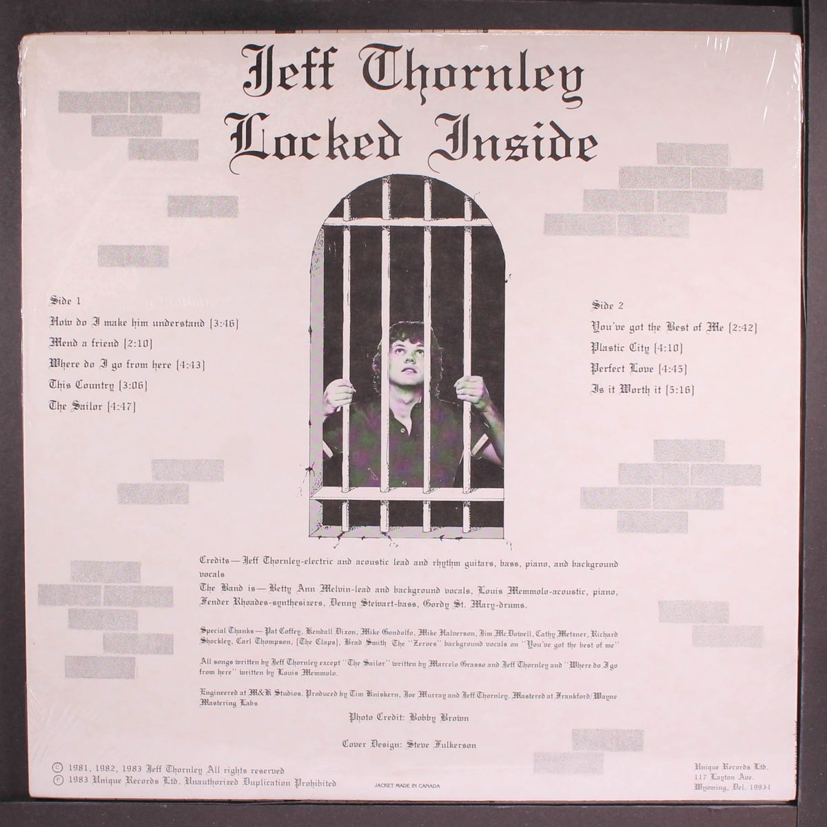 locked inside by JEFF THORNLEY