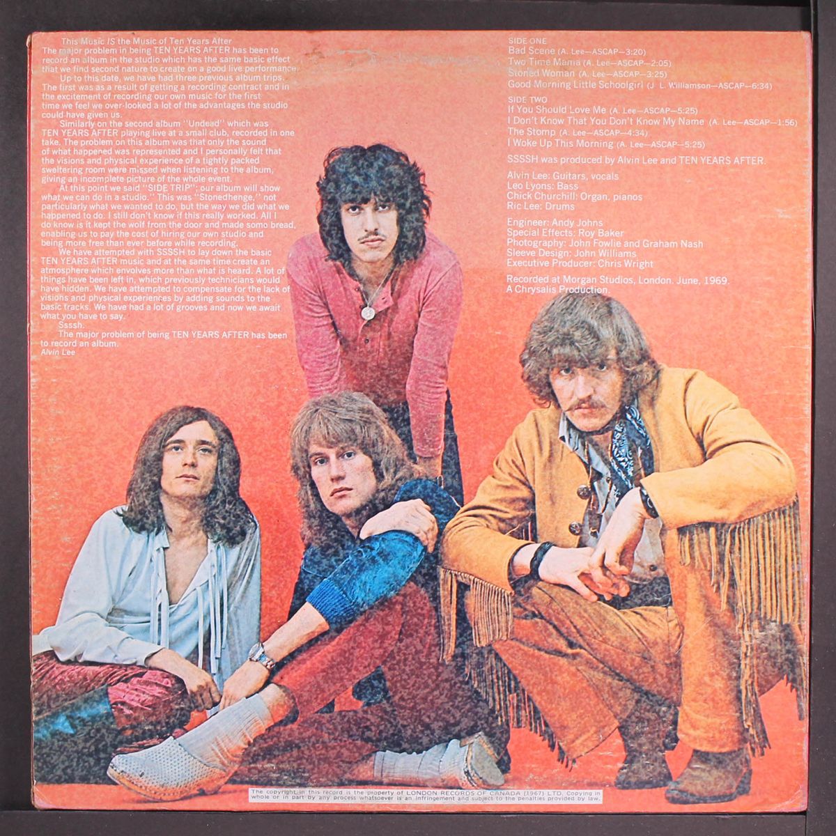 ssssh by TEN YEARS AFTER