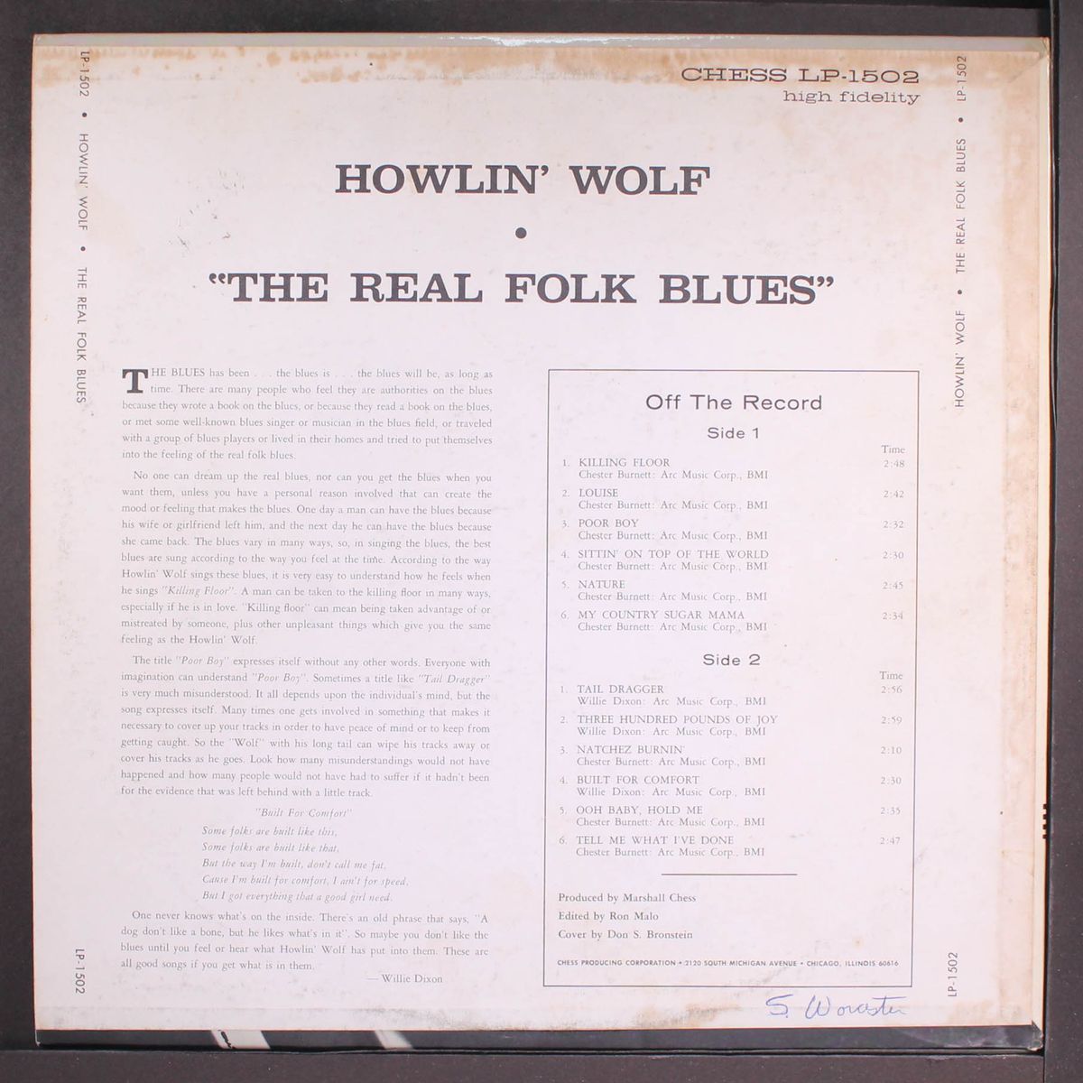 the real folk blues by HOWLIN' WOLF