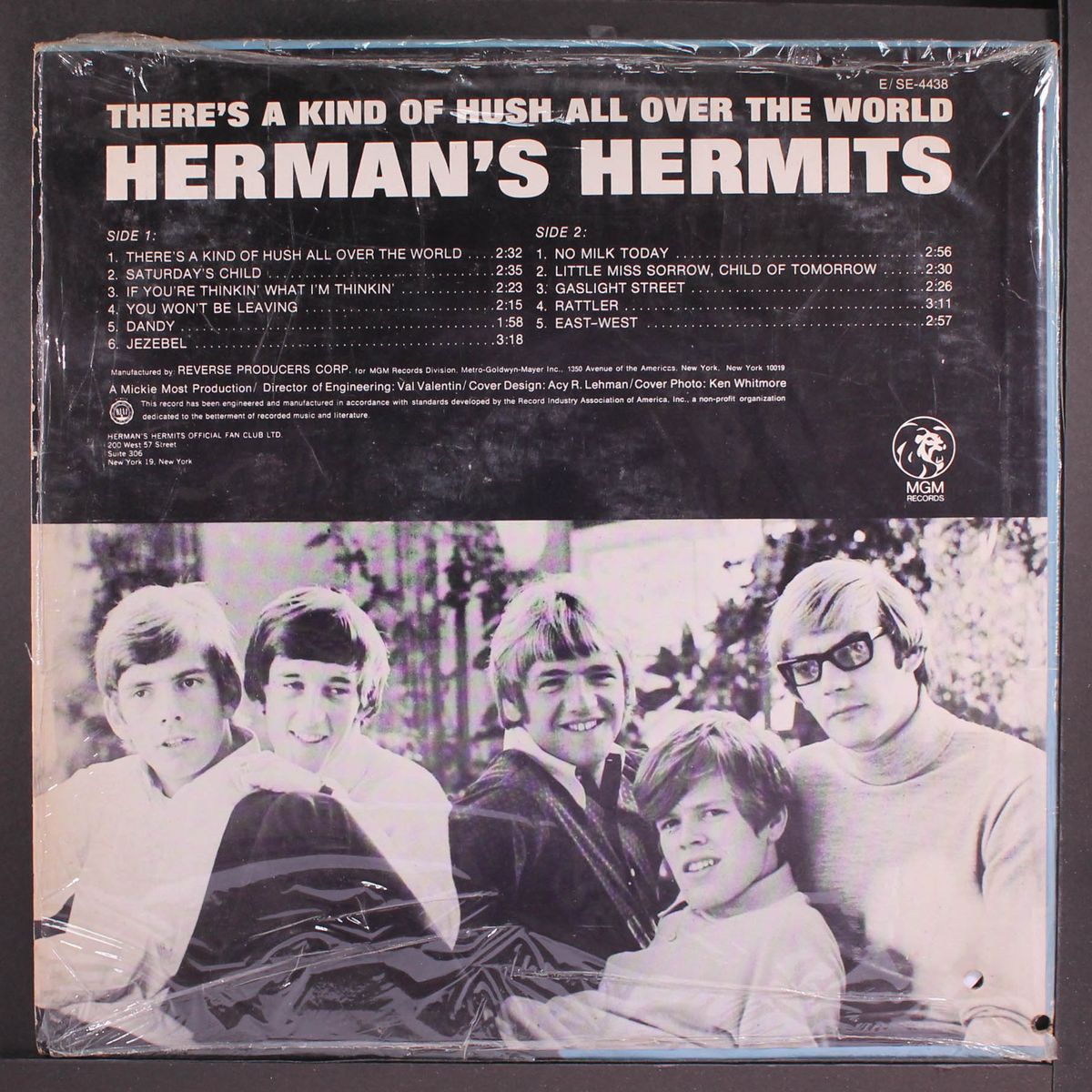 there's a kind of hush all over the world by HERMAN'S HERMITS