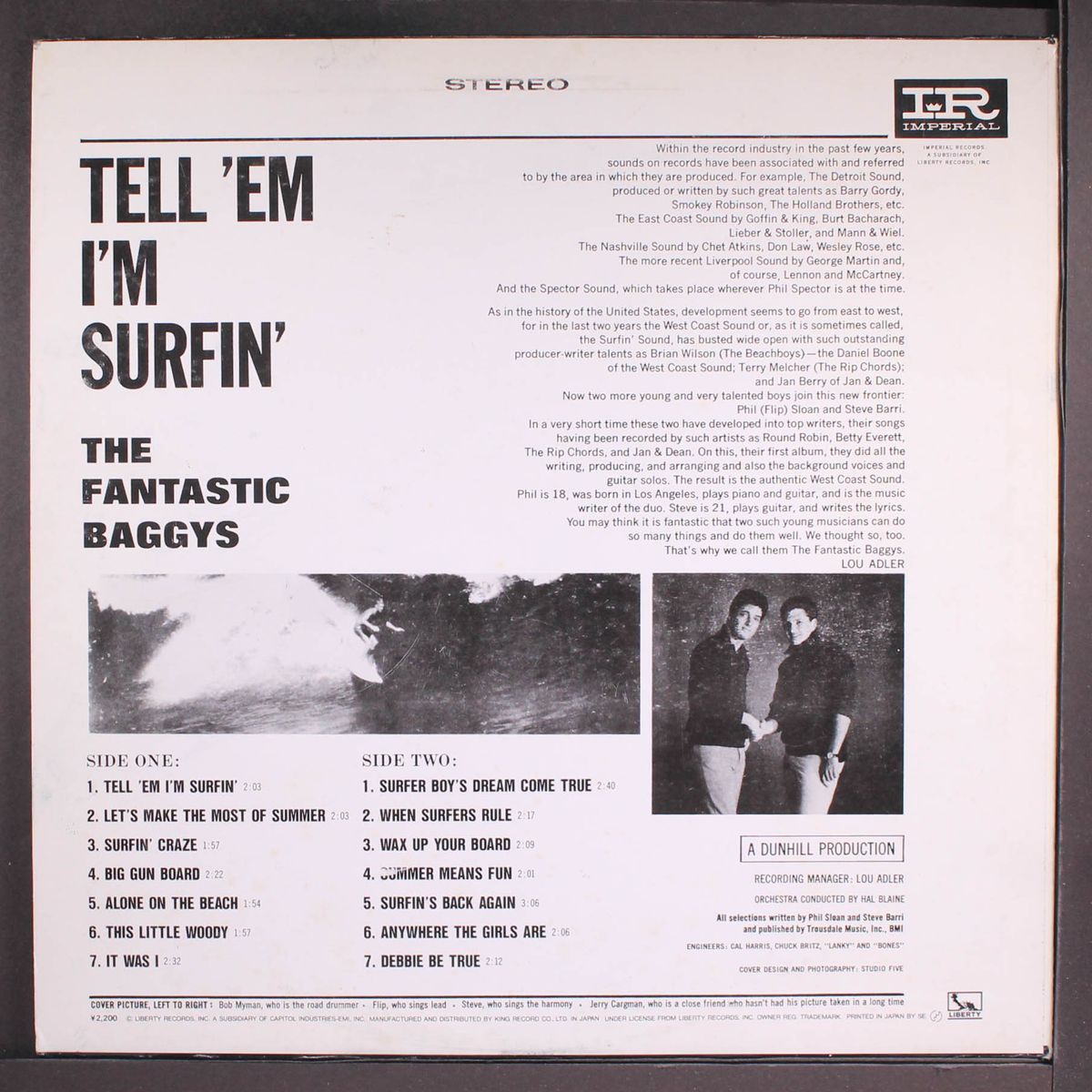 tell 'em i'm surfin' by FANTASTIC BAGGYS