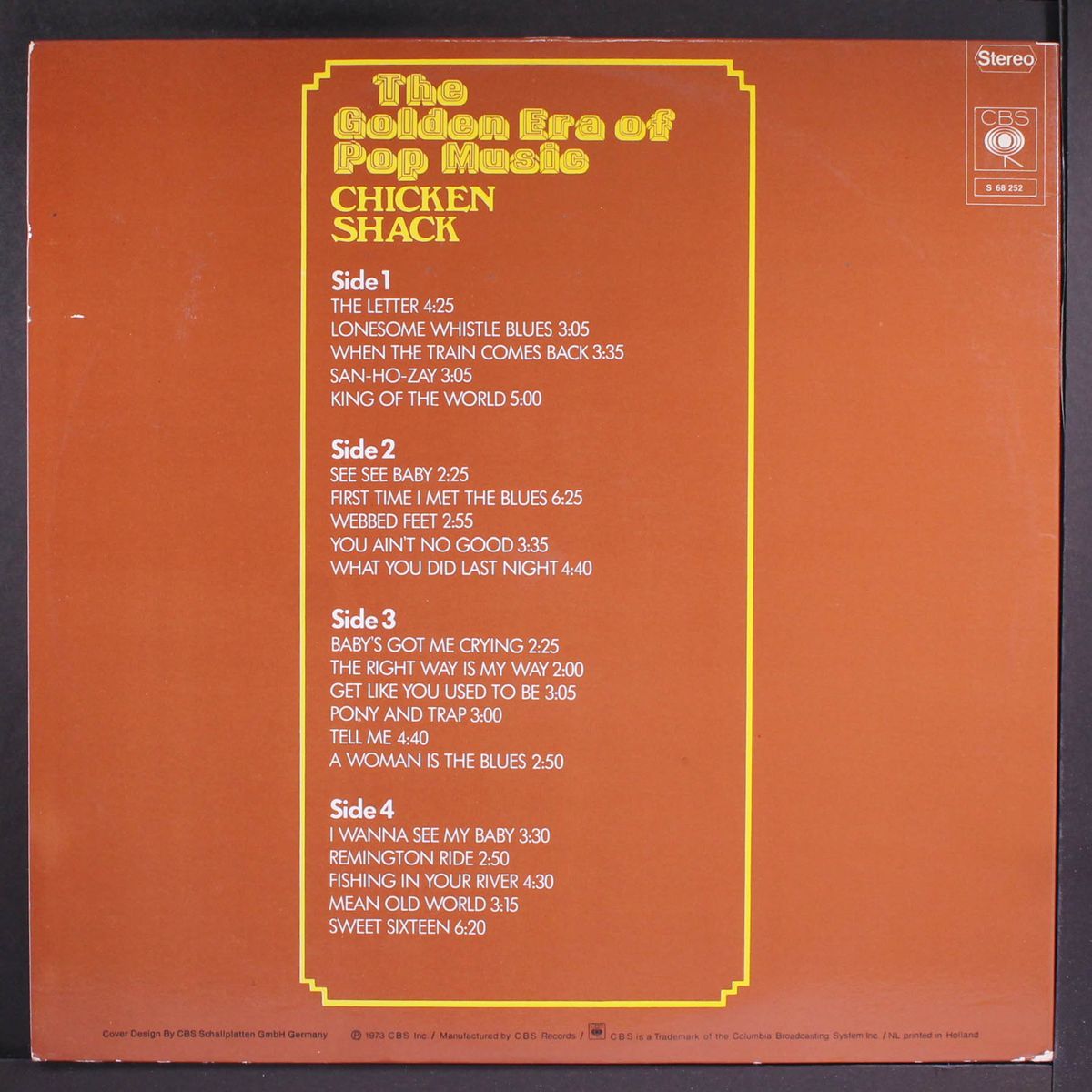 the golden era of pop music by CHICKEN SHACK