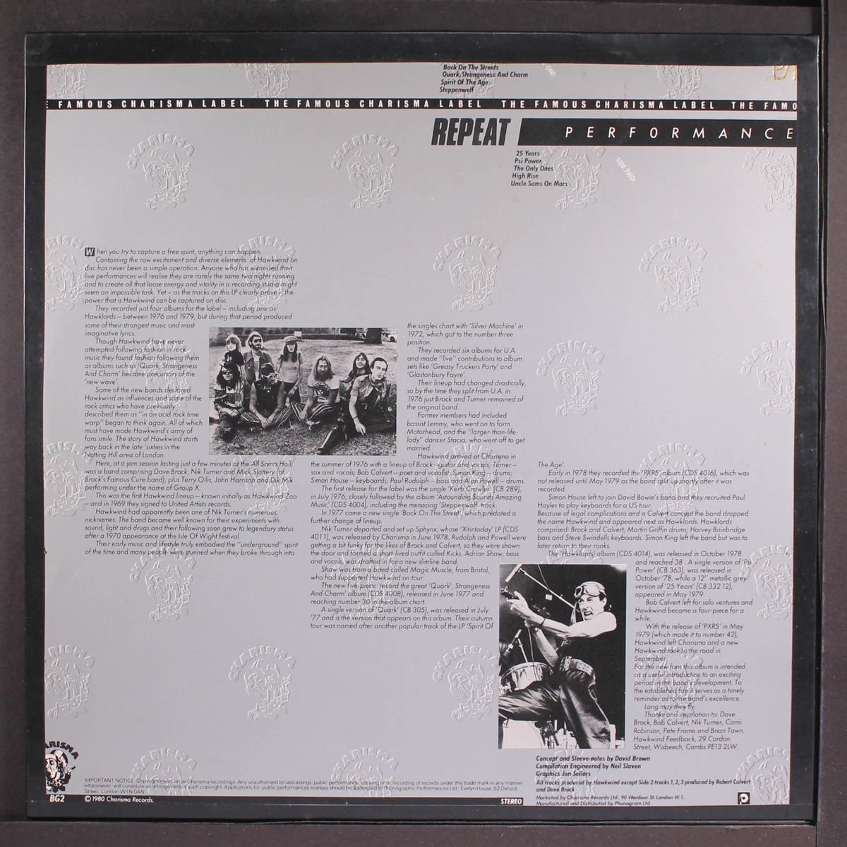 repeat performance by HAWKWIND