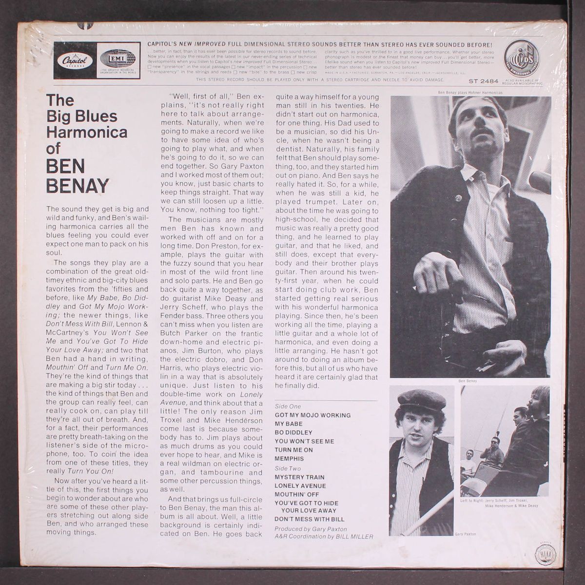 the big blues harmonica of ben benay by BEN BENAY
