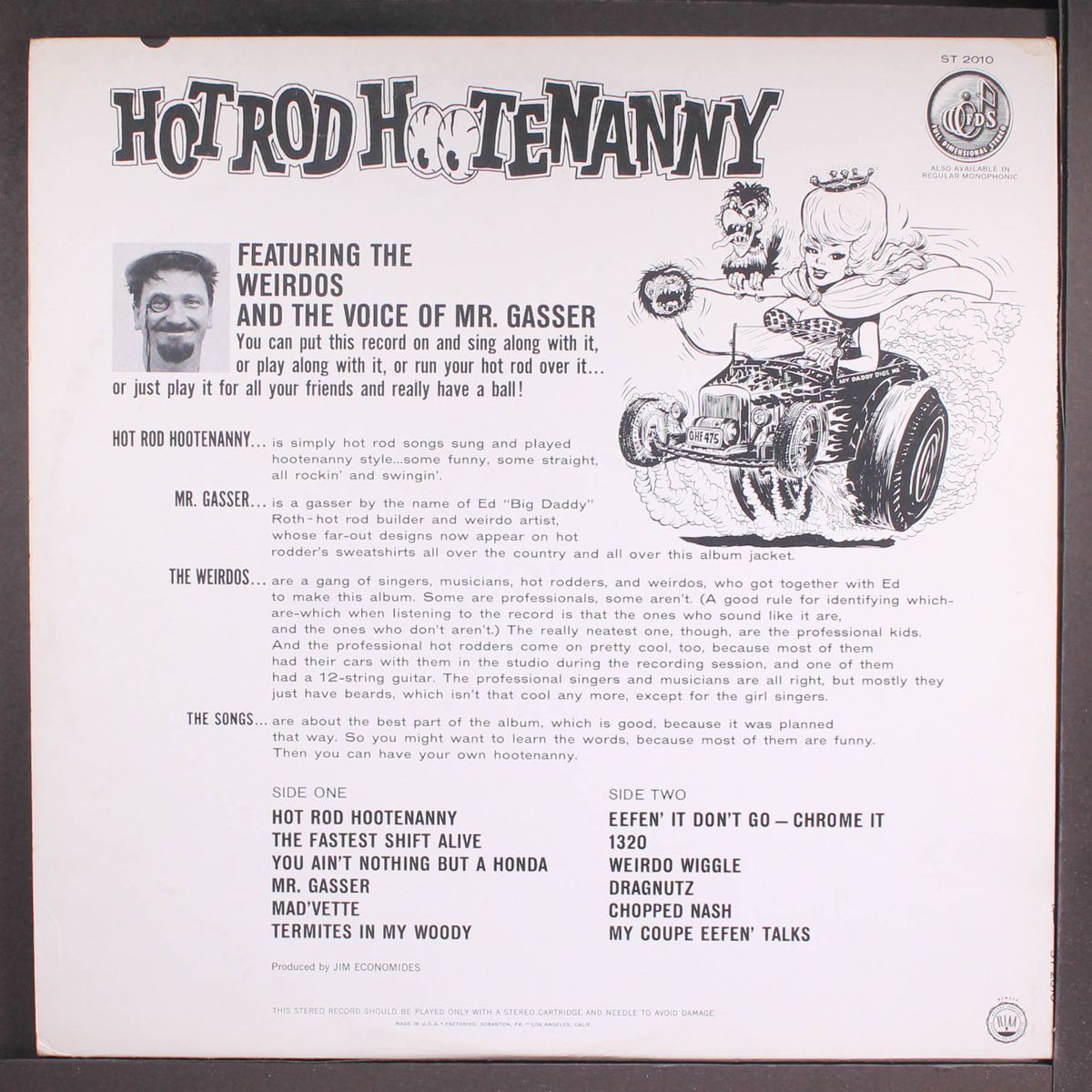 hot rod hootenanny by MR. GASSER & WEIRDOS