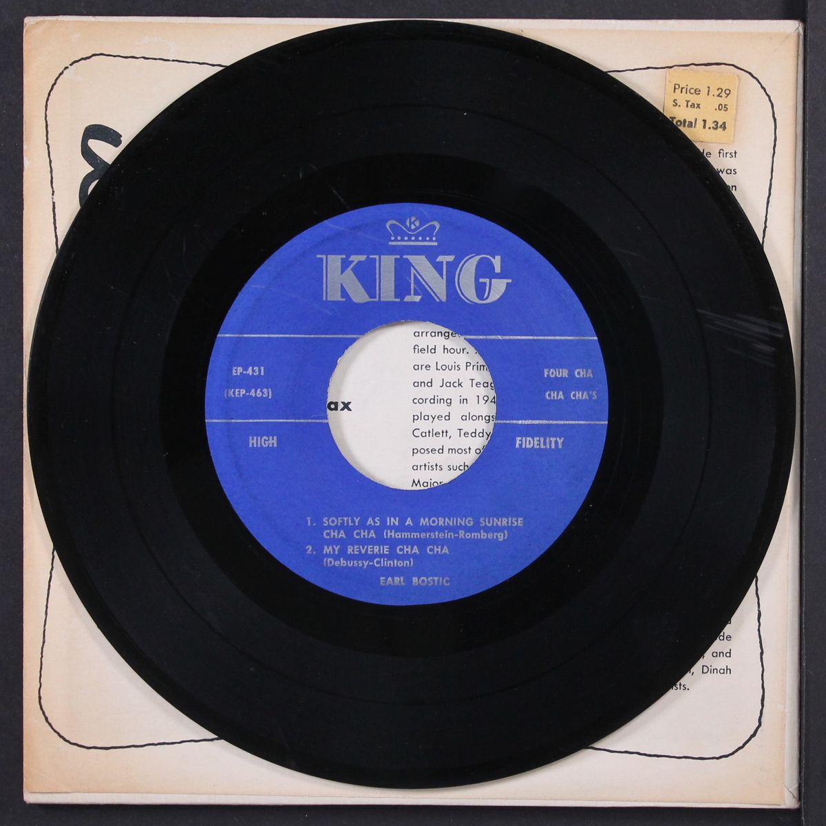four cha cha chas by EARL BOSTIC