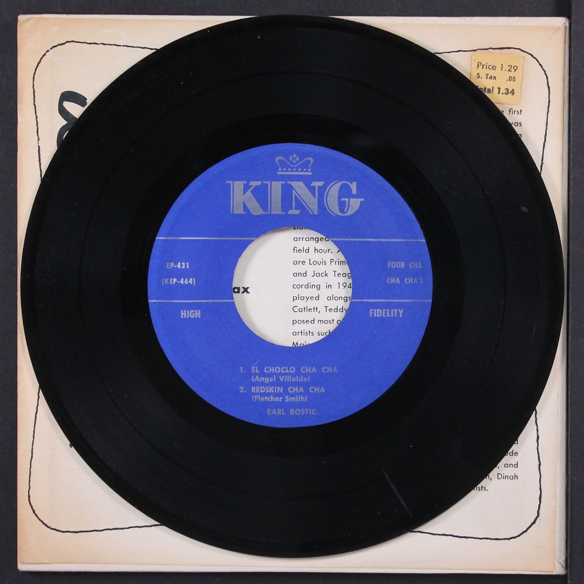 four cha cha chas by EARL BOSTIC
