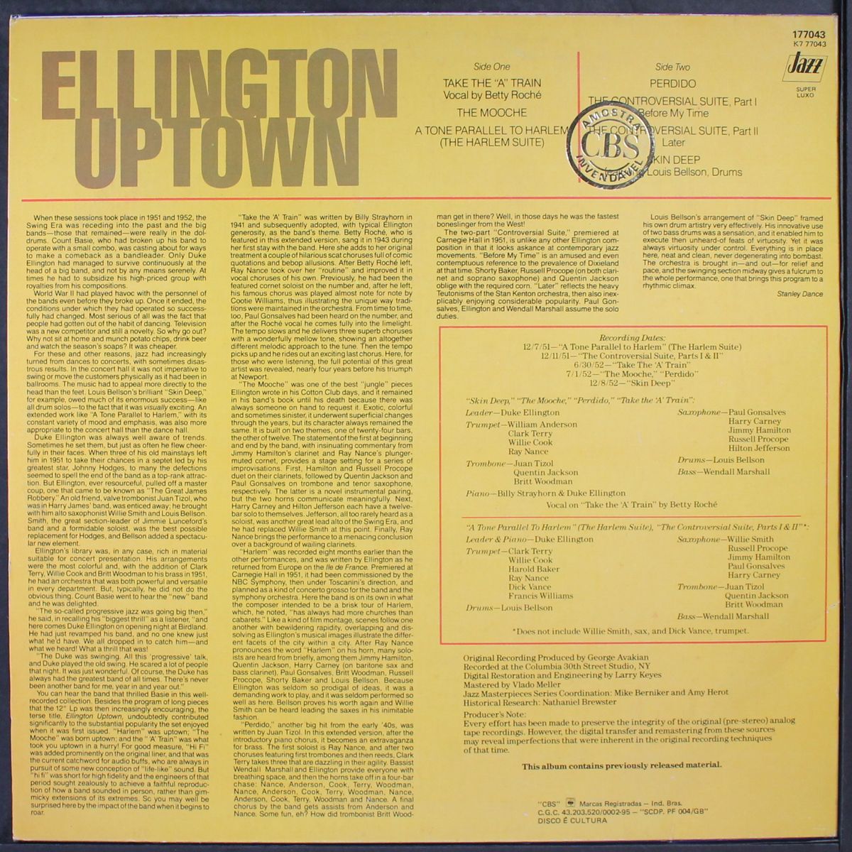 uptown by DUKE ELLINGTON