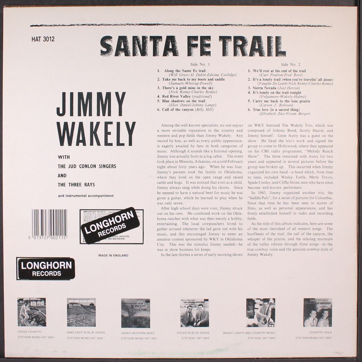 santa fe trail by JIMMY WAKELY