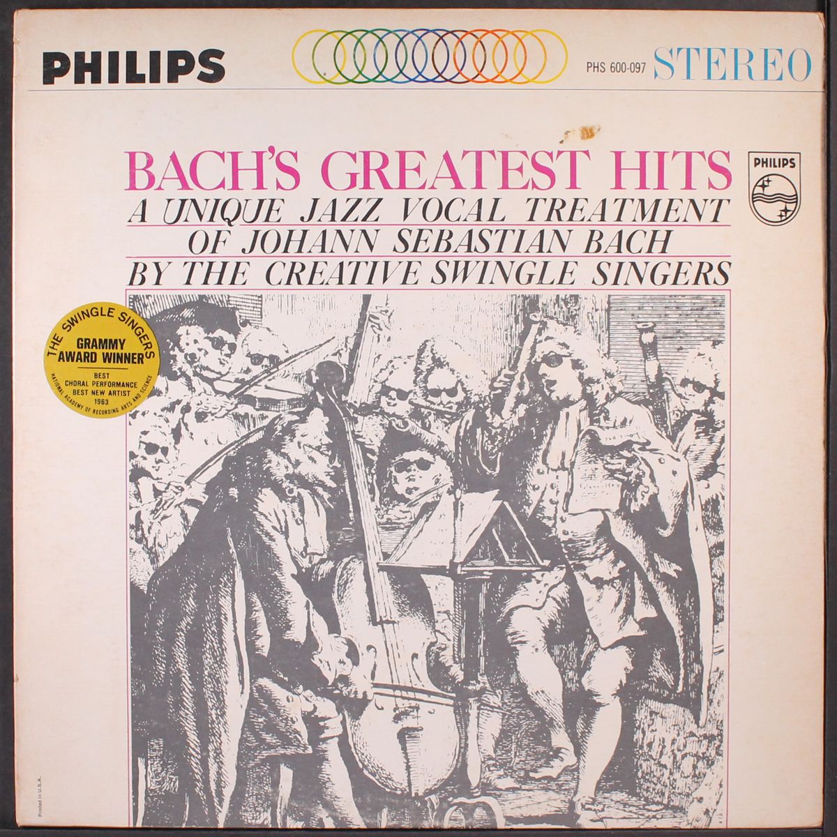 bach's greatest hits by SWINGLE SINGERS