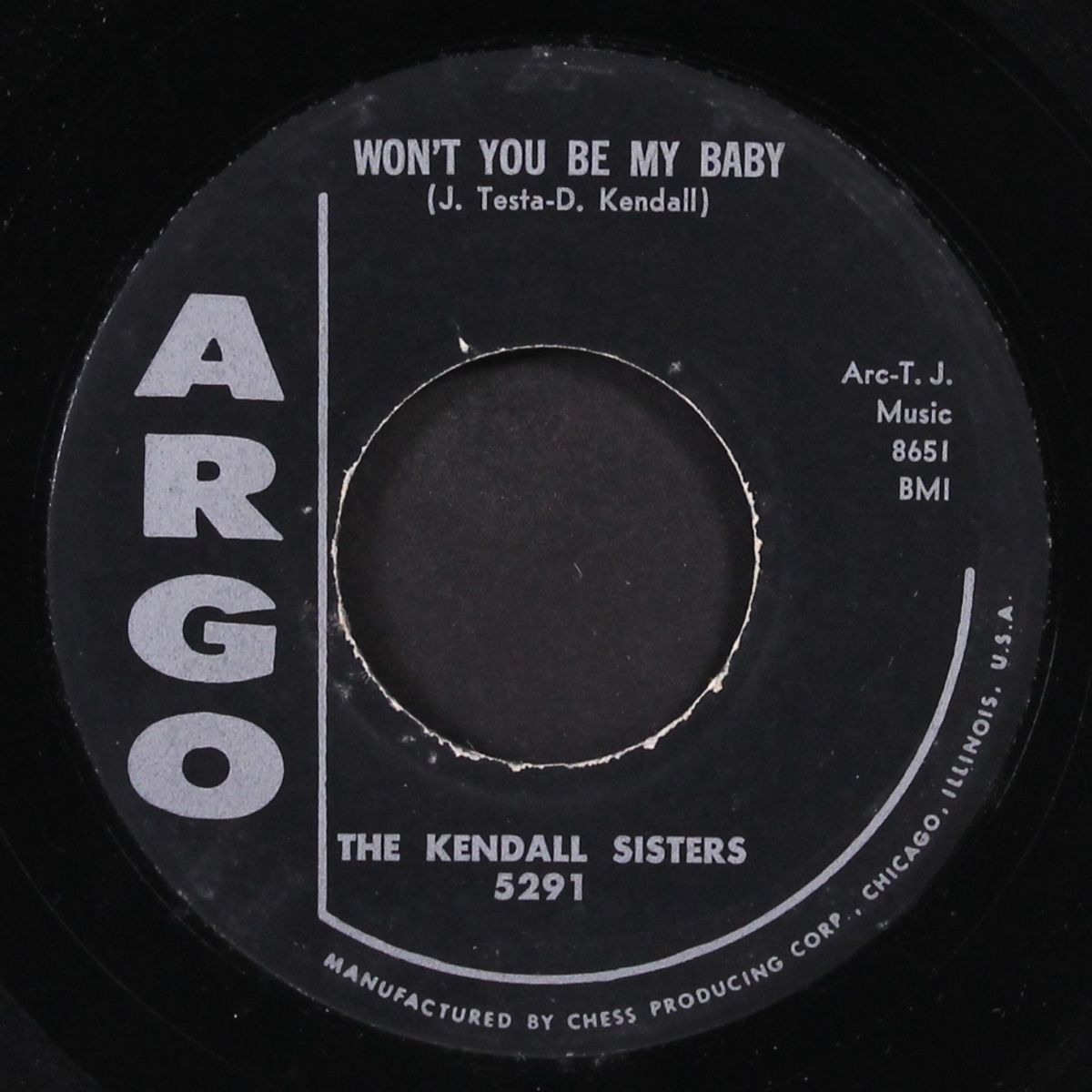 won't you be my baby / yea, yea by KENDALL SISTERS