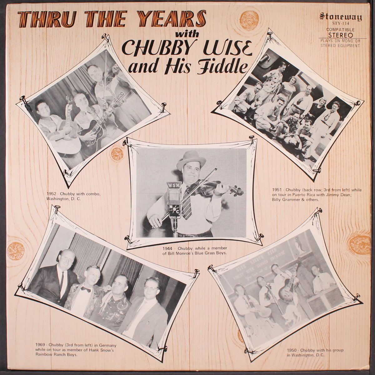 thru the years by CHUBBY WISE