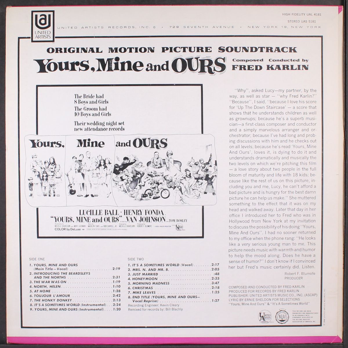 yours, mine and ours by SOUNDTRACK