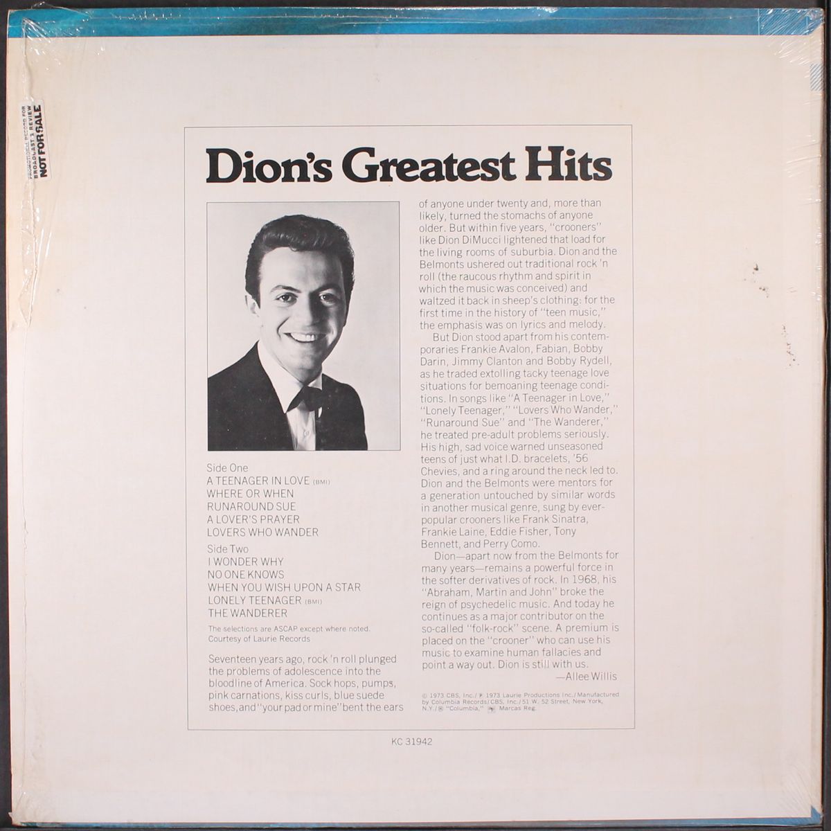 greatest hits by DION