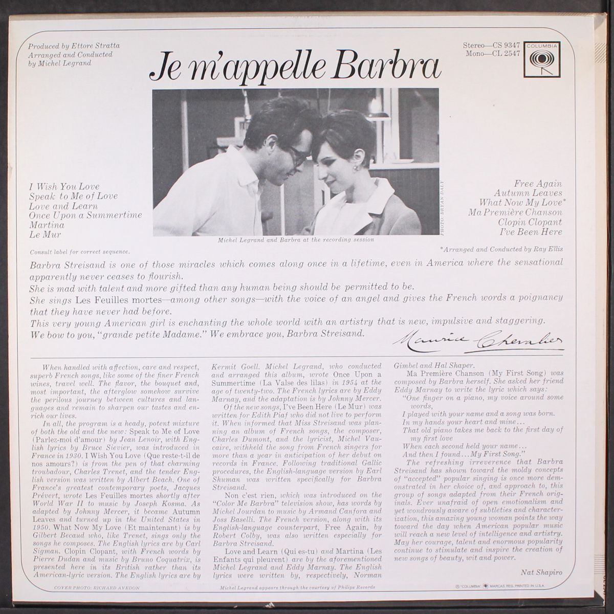 je m'appelle barbra by BARBRA STREISAND