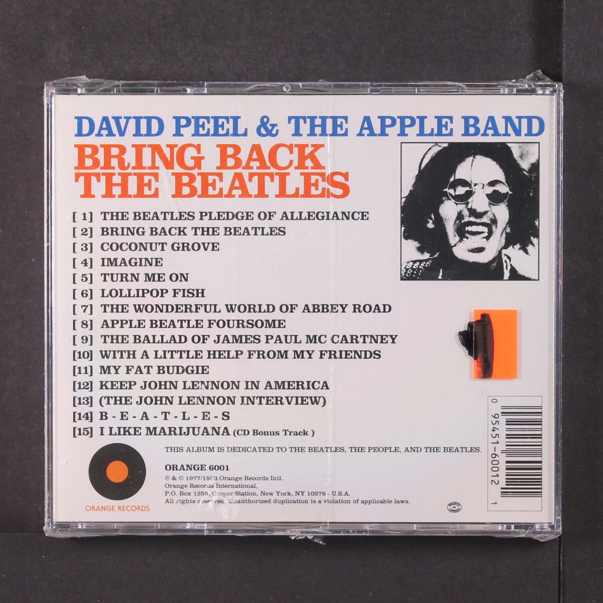 bring back the beatles by DAVID PEEL & THE APPLE BAND