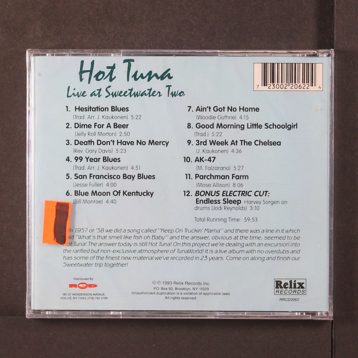 live at sweetwater two by HOT TUNA