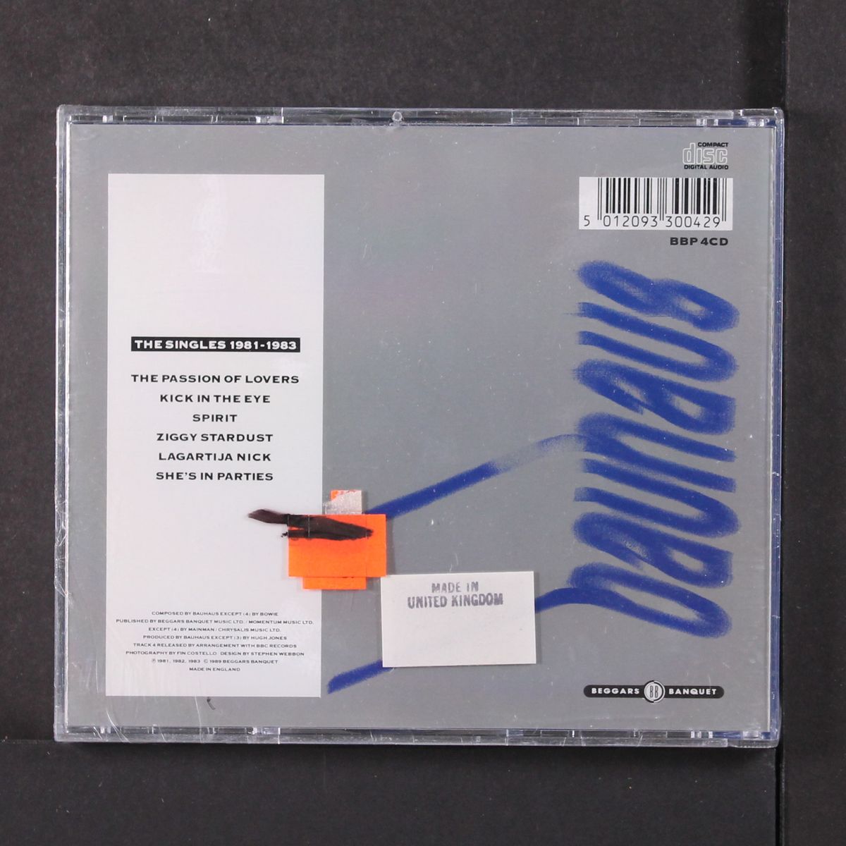 the singles 1981-1983 by BAUHAUS