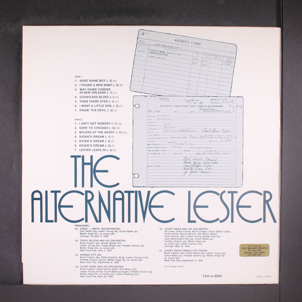 the alternative lester by LESTER YOUNG