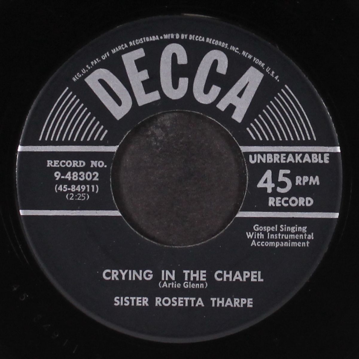 crying in the chapel / there's peace in korea by SISTER ROSETTA THARPE