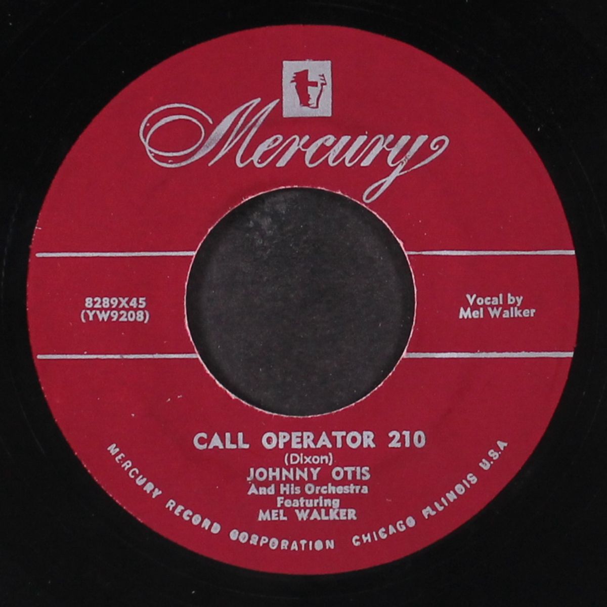 call operator 210 / baby baby blues by JOHNNY OTIS