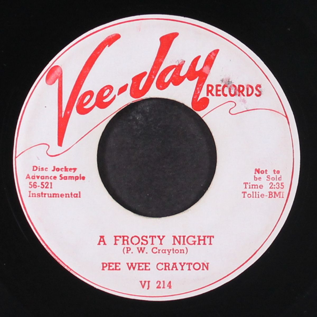 the telephone is ringing / a frosty night by PEE WEE CRAYTON