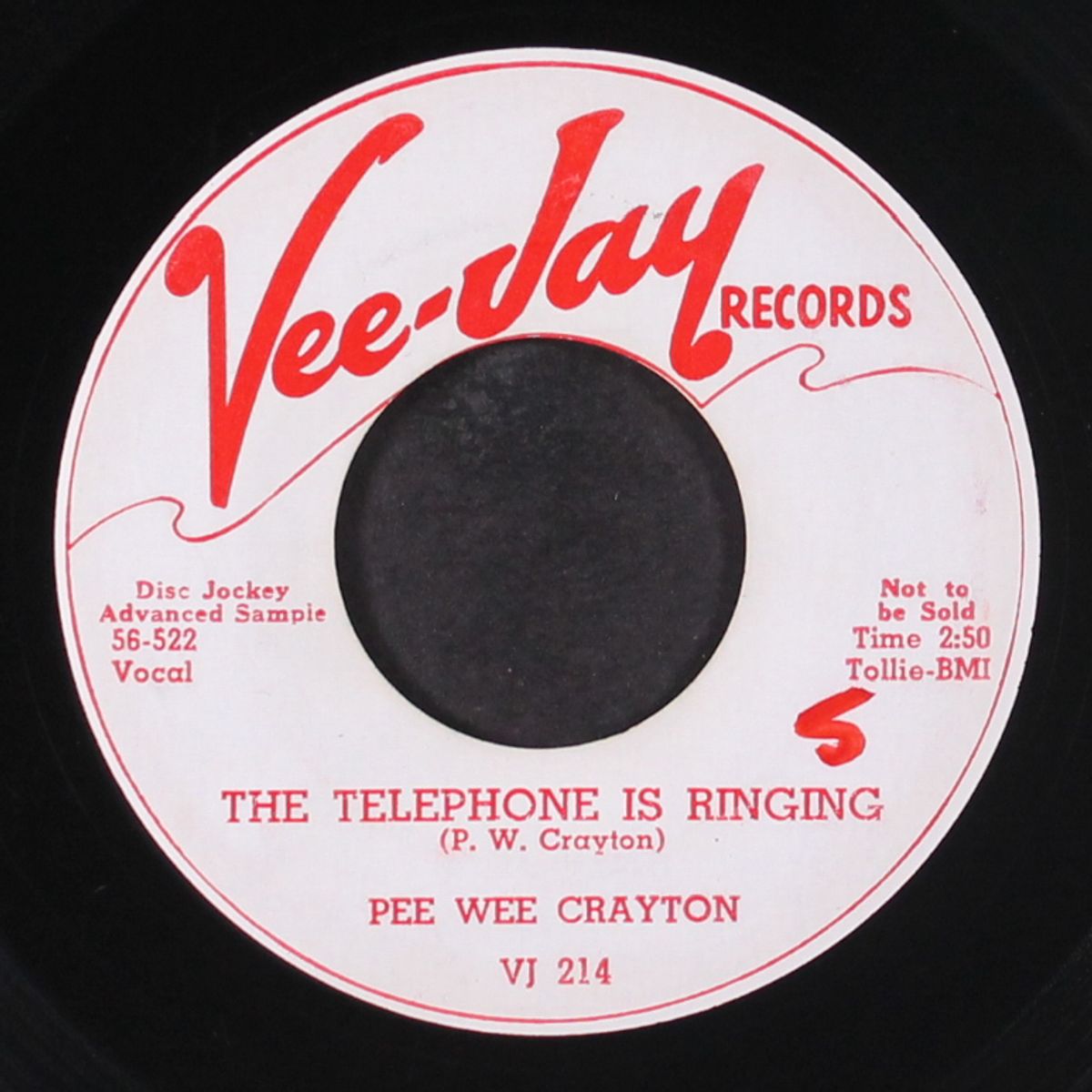 the telephone is ringing / a frosty night by PEE WEE CRAYTON