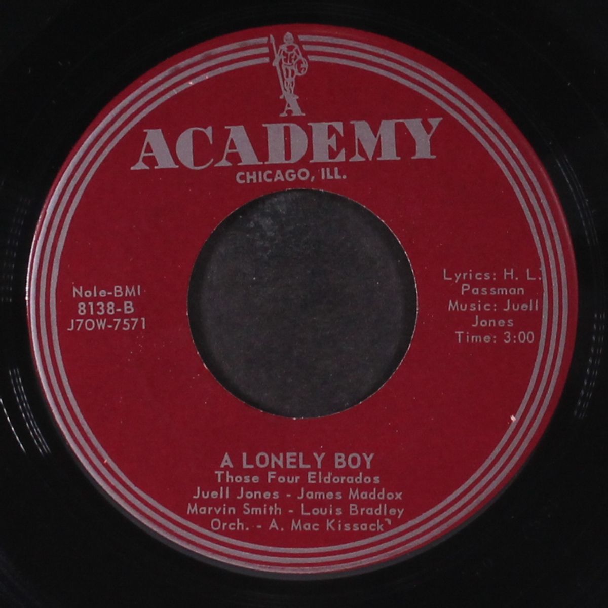 a lonely boy / go! little susie by THOSE FOUR ELDORADOS