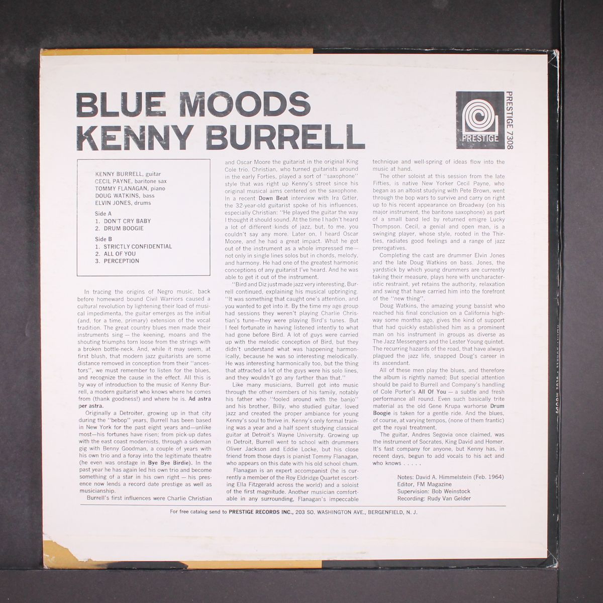 blue moods by KENNY BURRELL