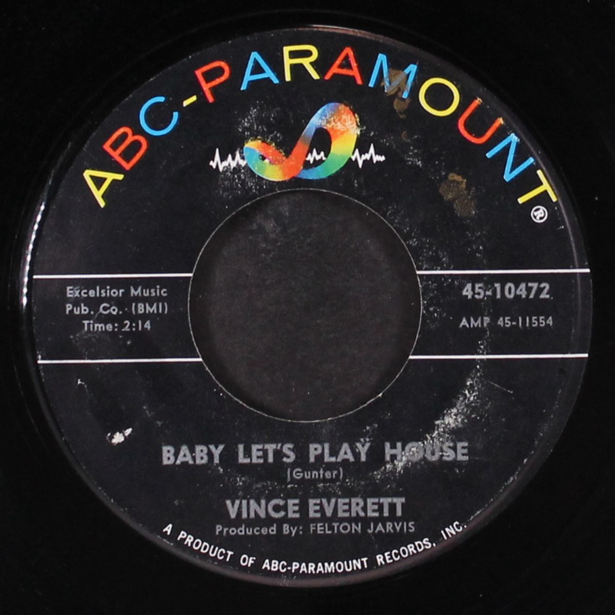 baby let's play house / livin' high by VINCE EVERETT