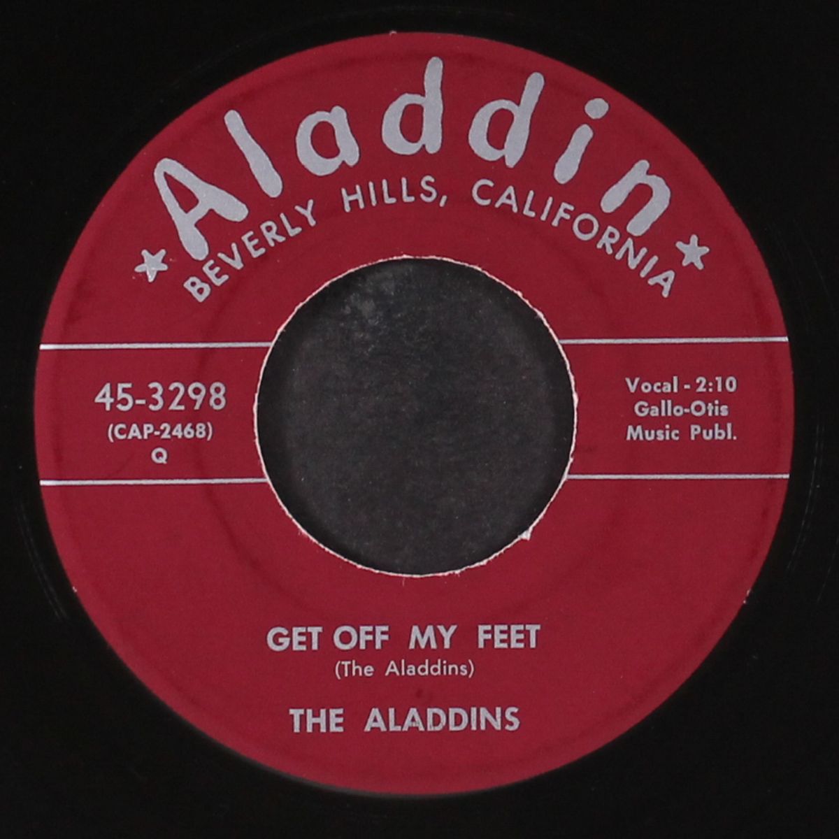 i had a dream last nite / get off my feet by ALADDINS