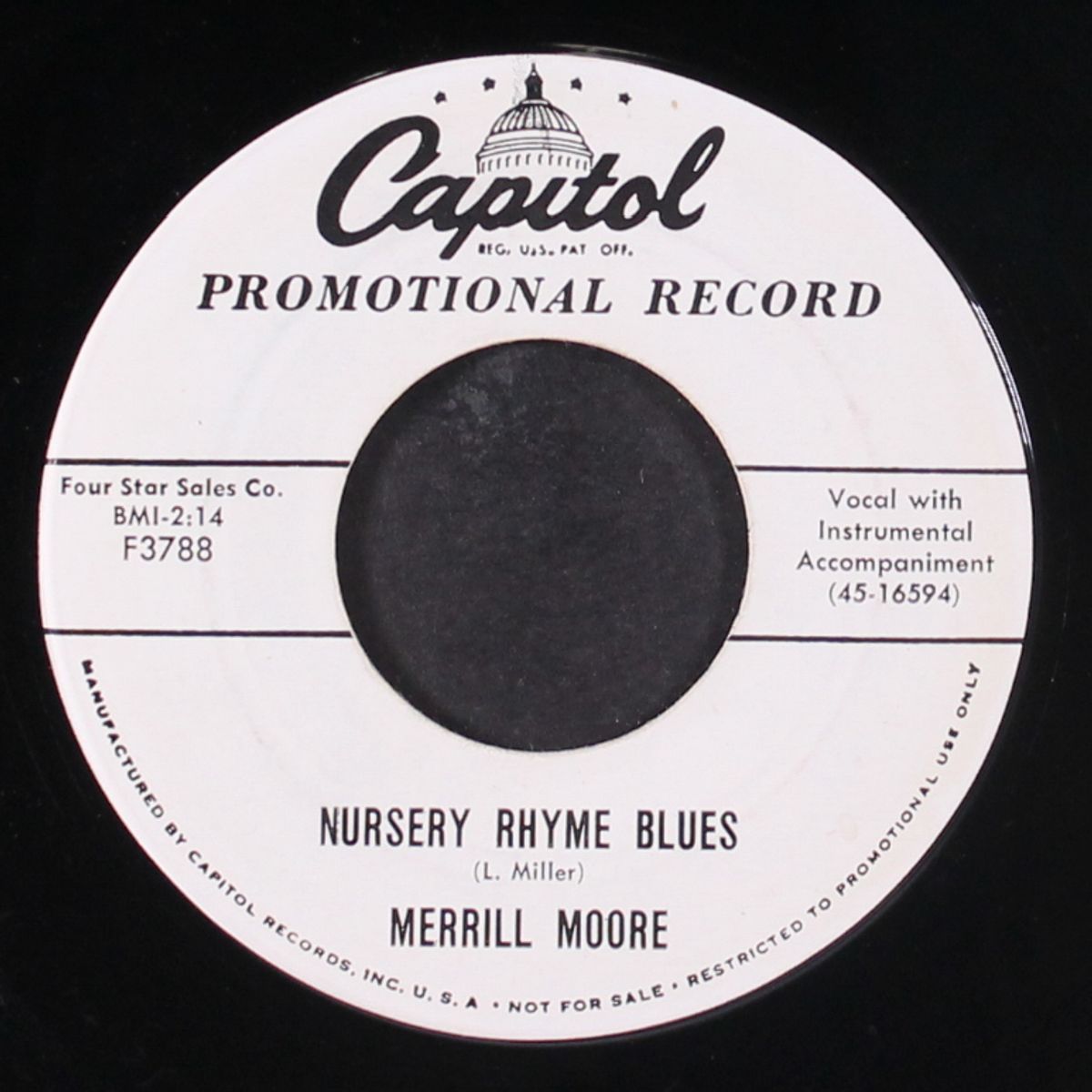 buttermilk baby / nursery rhyme blues by MERRILL MOORE