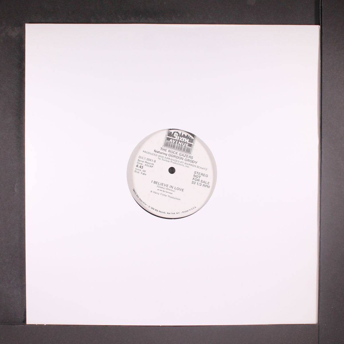 i believe in love / same by ROCK GAZERS