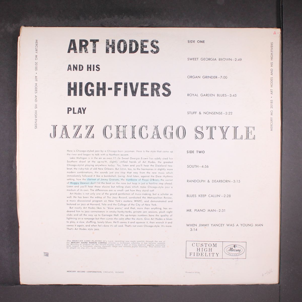 jazz chicago style by ART HODES