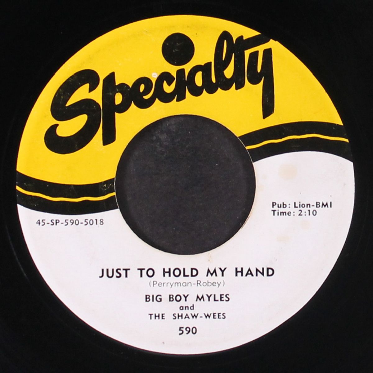 hickory dickory dock / just to hold my hand by BIG BOY MYLES & SHAW-WEES