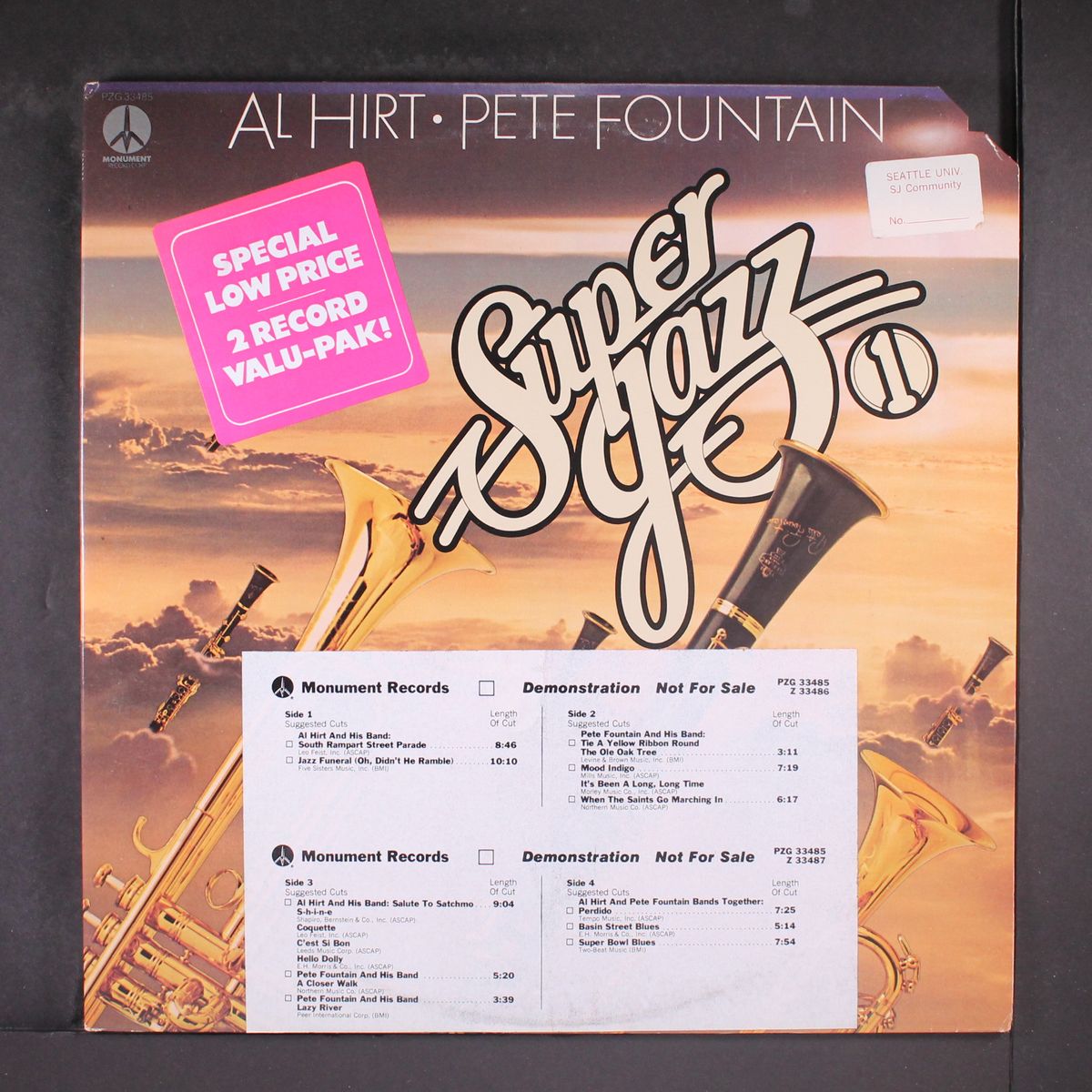 super jazz 1 by AL HIRT / PETE FOUNTAIN