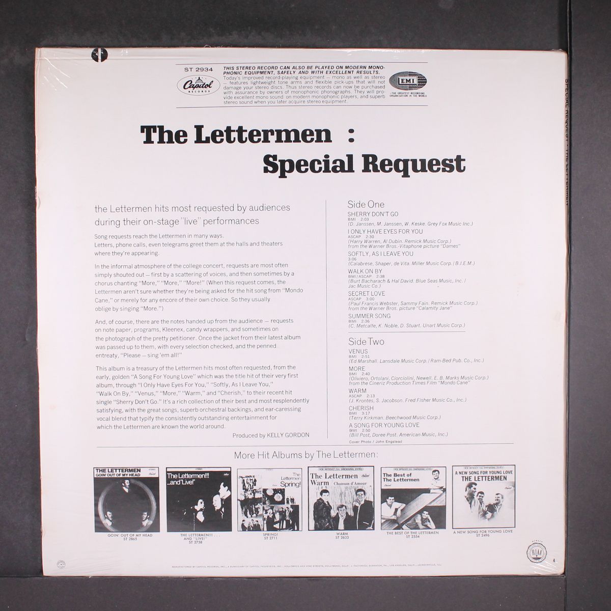 special request by LETTERMEN
