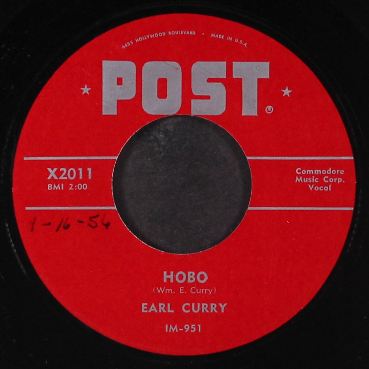 love somebody / hobo by EARL CURRY