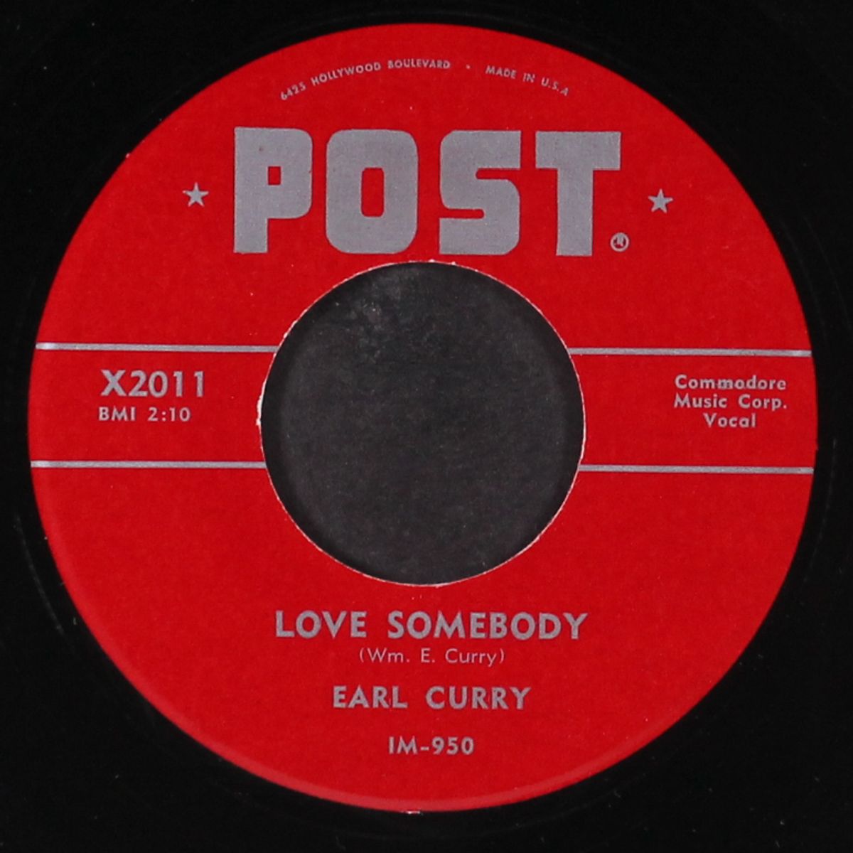 love somebody / hobo by EARL CURRY