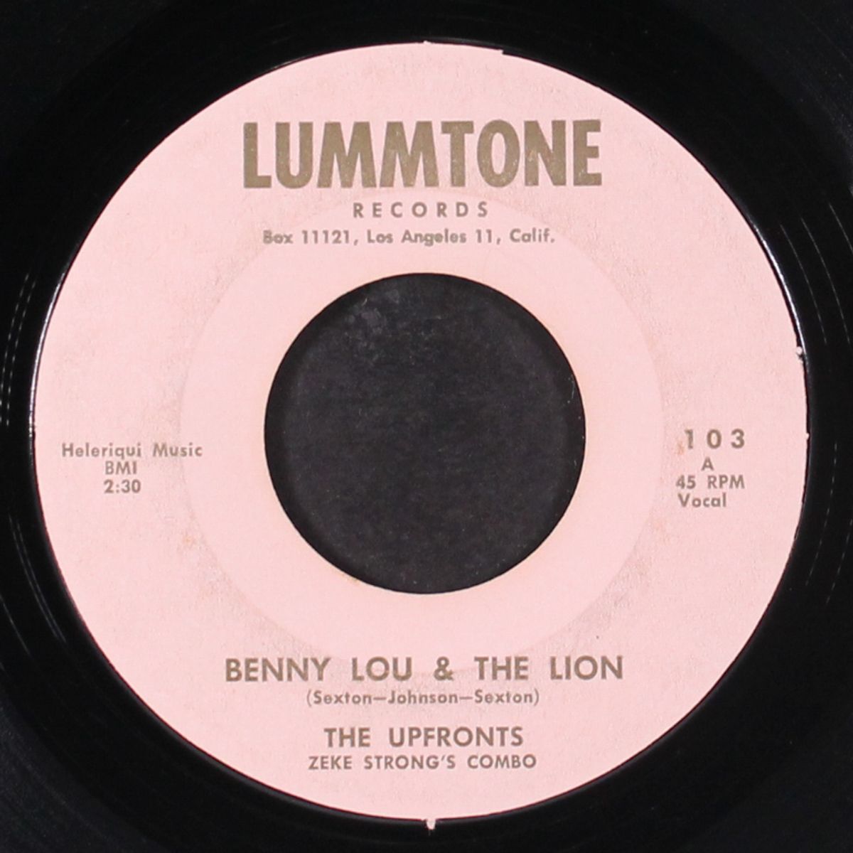 it took time / benny lou & the lion by UPFRONTS