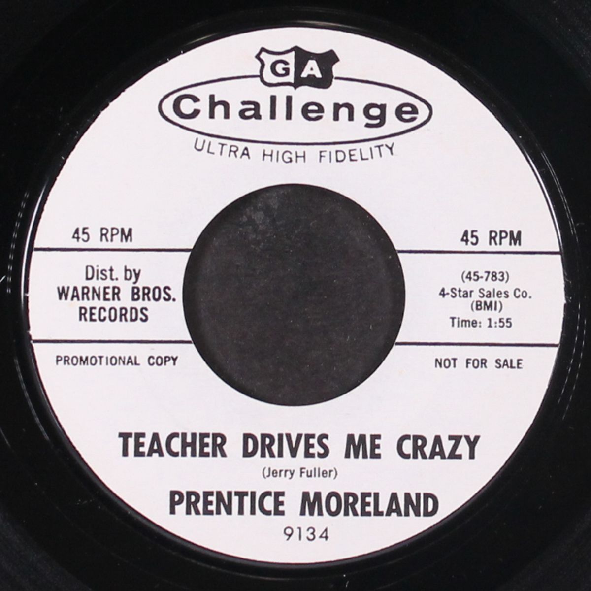 teacher drives me crazy / holy mack'rel by PRENTICE MORELAND