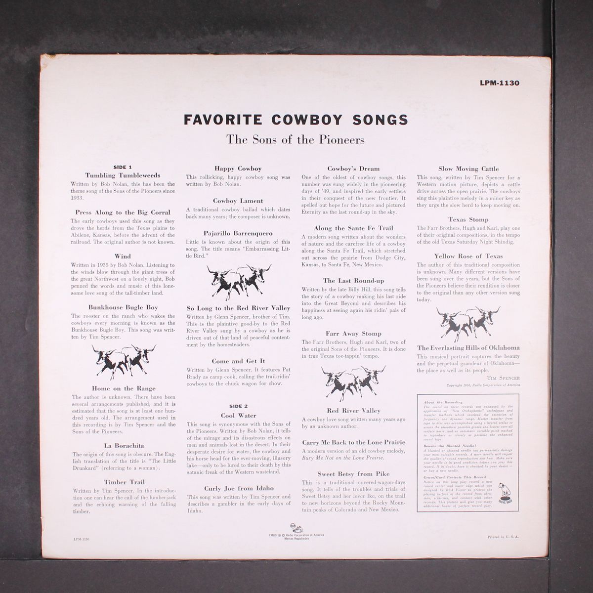 25 favorite cowboy songs by SONS OF THE PIONEERS